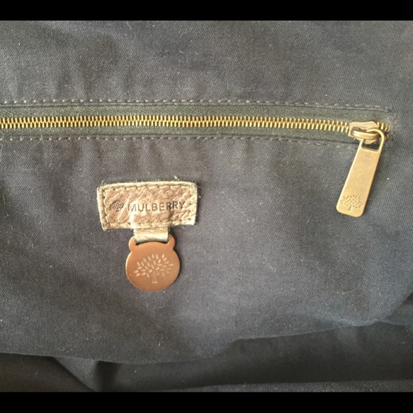 MULBERRY BRONZE LEATHER SHOUDER BAG FROM BERGDORF- GOODMAN - Picture 7 of 11